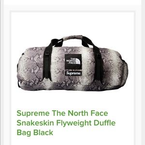 Sumpreme the North Face Duffle Bag